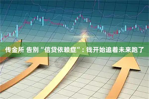 传金所 告别“信贷依赖症”: 钱开始追着未来跑了